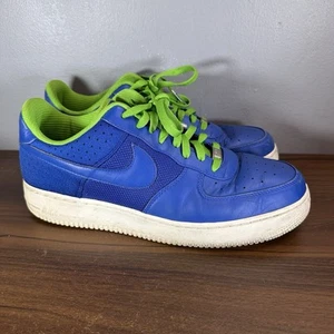 Nike Zapatos Hombres 12 Fuerza Aérea 1 '82 Bajo Huarache Azul Verde Tenis 354716-441 - Imagen 1 de 12