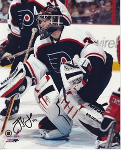 JEFF HACKETT PHILADELPHIA FLYERS SIGNED 8 X 10 PHOTO w COA IN PERSON - Picture 1 of 1