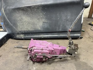 GM Saginaw 4 Speed Transmission  338935  GM With Linkage & Hurst Shifter - Picture 1 of 5