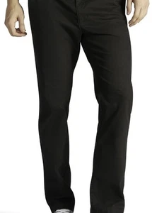 Lee Mens Pants Straight Black Size 40X32 Slacks Preppy Active Stretch Preppy New - Picture 1 of 7