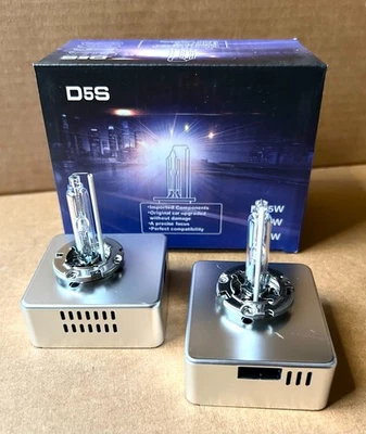 2x NEW for 14-20 GMC Sierra 18-20 GMC Terrain Xenon D5S Bulb HID Light Lamp Set - Image 1 of 3