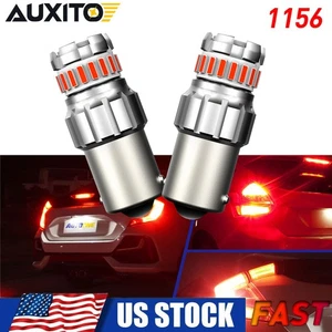 2-10PC 1156 Red 23-SMD LED Brake Tail Light Bulbs Stop Lamp Ba15s 7506 7511 7527 - Foto 1 di 16