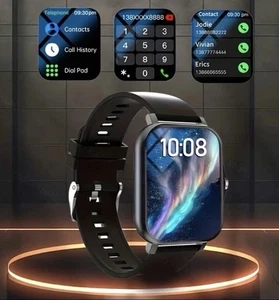 Smartwatch Y13 - Écran Tactile 1.75 - Montre Connectée Bluetooth - Cardio - Neuf - Afbeelding 1 van 4