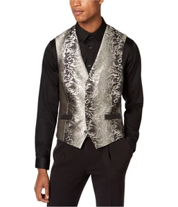 I.N.C Mens Patterned Four Button Vest - Picture 1 of 1