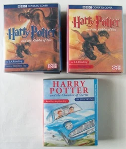 HARRY POTTER / CHAMBER OF SECRETS / GOBLET OF FIRE / STEPHEN FRY / BBC CASSETTES - Bild 1 von 3