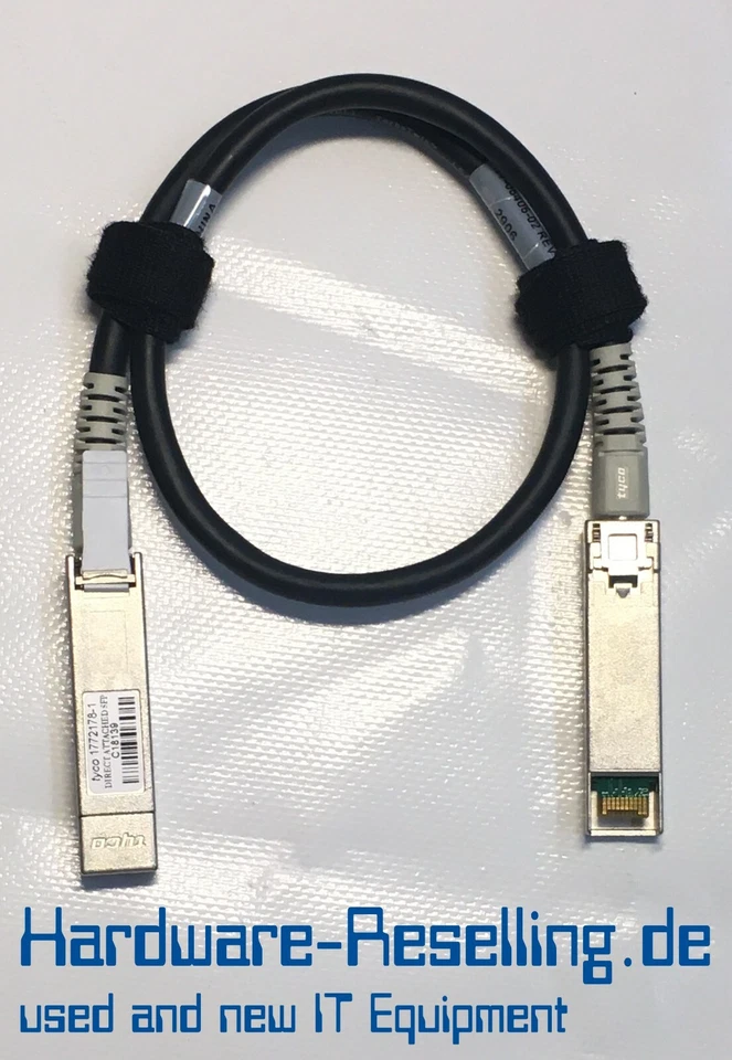 HP/Tyco 17-05405-02 4Gb SFP Fibre Channel FC Copper Cable 50cm 1772178-1 - Image 1 of 1