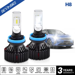 Bevinsee H11 H8 LED Headlight Bulbs Low Beam 16000LM For Nissan Teana 2008-2013 - Picture 1 of 11
