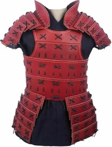 Mittelalter Echtleder Samurai Rüstung für LARP & Cosplay, Kostüm Halloween - Bild 1 von 4