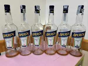 Aperol 1l - 6 Bottiglie Vuote - Foto 1 di 4