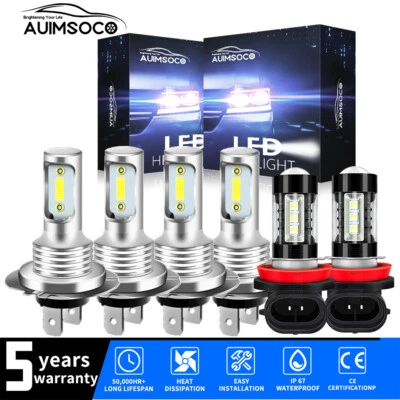 For Hyundai Sonata 2011 2012 2013 2014 Combo LED Headlight + Fog Light Bulbs Kit - Image 1 of 4