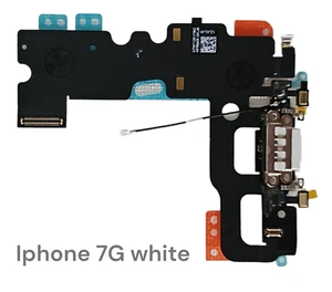 Conector de base de micrófono conector de carga original iPhone 7 Cable flexible de audio - Imagen 1 de 2