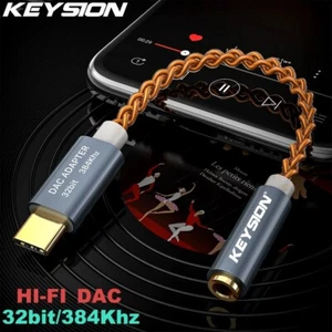 Haute-Fidélité Dac Écouteur Amplificateur USB Type C À 3.5mm Jack Audio Adapter - Photo 1 sur 6