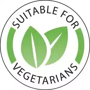 Catering Food Stickers Suitable for Vegetarians Labels 25mm 1000 Labels - Picture 1 of 1