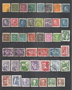 SUECIA VARIOS NÚMEROS USADOS 1920 - 1939 GATO $33,60 - Imagen 1 de 2