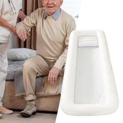 Free Standing Blow up Bathtub White Home SPA Bathtub for Men Women Seniors - Image 1 of 4
