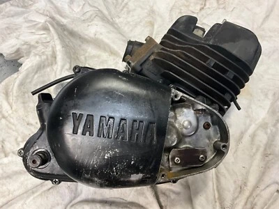 Conjunto de motor OEM cárteres 1977 Yamaha DT100 DT1 DT 100 ENDURO 77 motor Foto 1 de 4