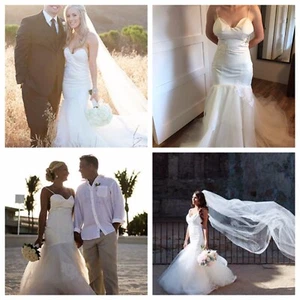 $2450 Katie May Charleston Backless Fit & Flare Wedding Dress Gown Mermaid - Picture 1 of 12