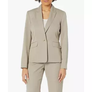 LE SUIT Womens Blazer 8 Stone Notch Collar Single Button Jacket 50040559-T02 NWT - Picture 1 of 11
