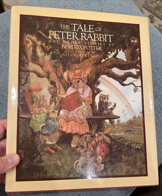 The Tale of Peter Rabbit, Beatrix Potter, Allen Atkinson Art, DJ, 3rd Print 1984 — 第 1/4 张图片