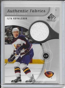 2005-06 SP Game Used Ilya Kovalchuk Authentic Fabrics Jersey # AF-IK - Picture 1 of 2