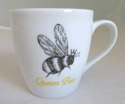 QUEEN BEE 4" Café Té Cacao Taza Miel Apicultor Apiario Apicultura Zumbido Foto 1 de 4