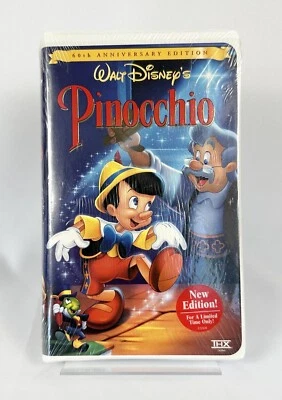 Disney Pinocchio (60th Anniversary Ed) VHS. ISBN 0-7888-1955-0 - Image 1 of 4