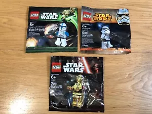 🔹SEALED🔹 Lego Star Wars 5001709, 5002938 & 5002948 Polybags 🔹EXCLUSIVE🔹 - Picture 1 of 1