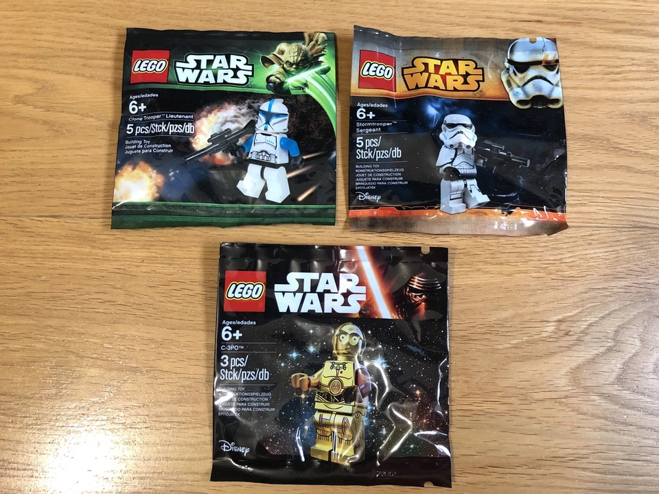 🔹SEALED🔹 Lego Star Wars 5001709, 5002938 & 5002948 Polybags 🔹EXCLUSIVE🔹 - Image 1 of 1