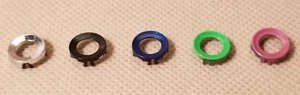 NEU Blackberry TRACKBALL ÄUSSERER RING Halter Teil - Silber Schwarz Blau Grün Pink - Bild 1 von 23