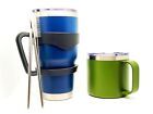 2er-Pack Isolierte Reisebecher-Edelstahl Kaffeetasse-Doppelwandstaubsauger 