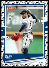 2020 Donruss #64 Ozzie Albies Look At This Emoji  SN25