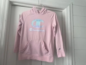 Champion Athleticwear Girls Hoodie Sweatshirt Pullover Size Youth XL Pink Blue - Picture 1 of 6