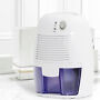 Mini Space Dehumidifier with Auto Shut Off Quietly Extracts Moisture