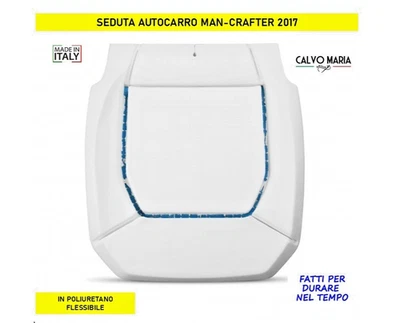 RICAMBIO Imbottitura Seduta Autocarro MAN Crafter  –ANNO 2017 con velcro - Immagine 1 di 2