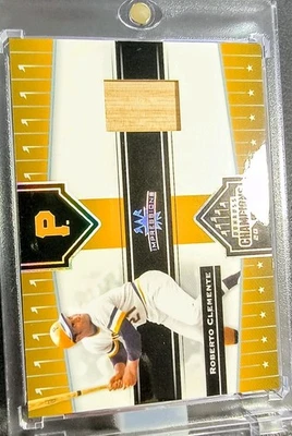 Tarjeta de béisbol Donruss Roberto Clemente 2005💥bate usado en el juego💥 auténtico💥ra🔥👀 Foto 1 de 4