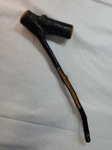 Irish Shillelagh Blackthorn Wood Cudgel Fighting Stick Knobkerrie Club 14" - Picture 1 of 6