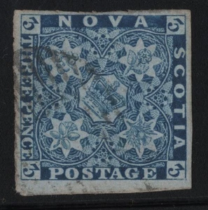 #3 Nova-Scotia Canada used well centered 4 margins - Picture 1 of 2