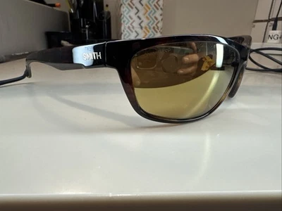 Gafas de sol Smith Redding-tortuga-vidrio polarizado bronce lente espejo #221 Foto 1 de 4