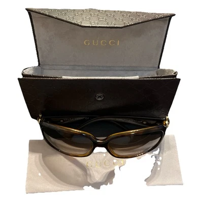 Óculos de sol GUCCI GG 3168/S fabricado na Itália 58 14 - Imagem 1 de 4