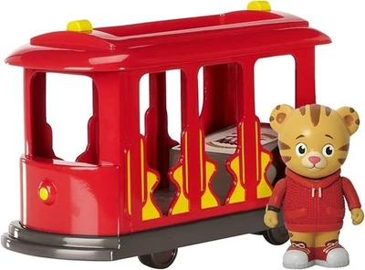Carro con figura de Daniel Tiger incluida, acción Pull Back and Go con diversión T... Foto 1 de 3