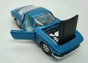 Corgi Toys Whizzwheels Iso Grifo 7 Litre Blue w/ Moving Parts Vintage Die-Cast - Picture 1 of 12