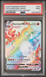 Charizard Vmax Champion'S Path-Secret Pokemon Sword & Shield Champion'S Path PSA - Picture 1 of 2