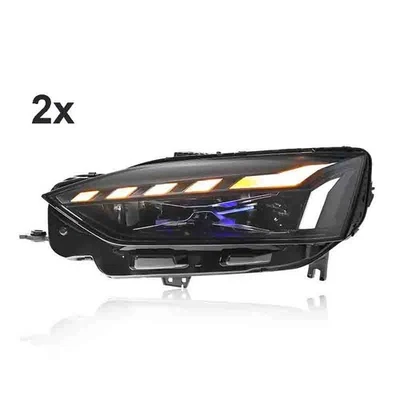 For Audi A5 2021-2024 LED Headlight Assembly Modification Kits Left and Right - Image 1 of 4