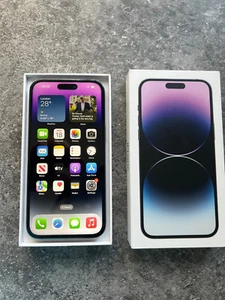 Apple iPhone 14 Pro Max - 128GB - Deep Purple - Unlocked - Very Good Condition - Afbeelding 1 van 10