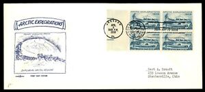 Mayfairstamps US FDC 1959 Arctic Explorations Submarine Block First Day Cover aa