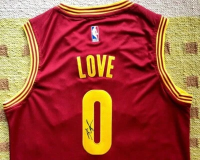 Kevin Love Signed Autograph Cleveland Cavaliers Jersey NBA USA UCLA  - Image 1 of 4