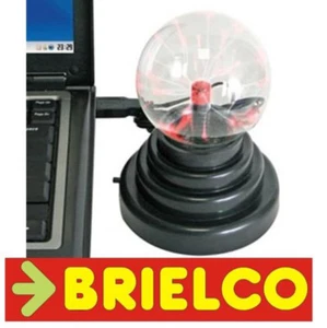 BOLA RAYOS DE PLASMA MAGICA MINIATURA 80MM 5V USB ESPECTACULAR DECORATIVA BD523 - Imagen 1 de 1