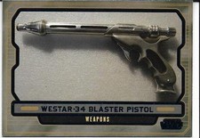 2013 Topps Star Wars Galactic Files Series 2 Blue Foil #602 WESTAR-34 blaster