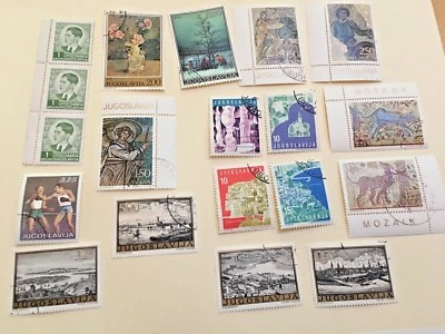 LOTE DE SELLOS POSTALES YUGOSLOVIA   Foto 1 de 4