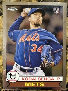 Kodai Senna 2023 Topps Chrome Lids Mitchell & Ness Rookie Card 79-3 - Picture 1 of 2